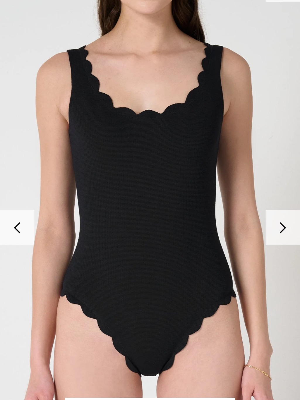 Nwt Marysia Black And Blue Palm Springs Maillot Swim Suit